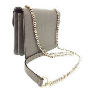 Gucci Chain GG Tan Shoulder Interlocking Bag Beige